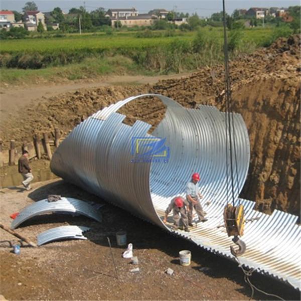 corrugated steel plate for the culvert pipe or other steel structure 